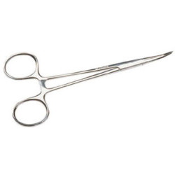&MH40192: 5 IN. CURVED LOCKING FORCEPS