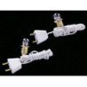 ROUND BULB W/SOCKET & CORD, 2PK