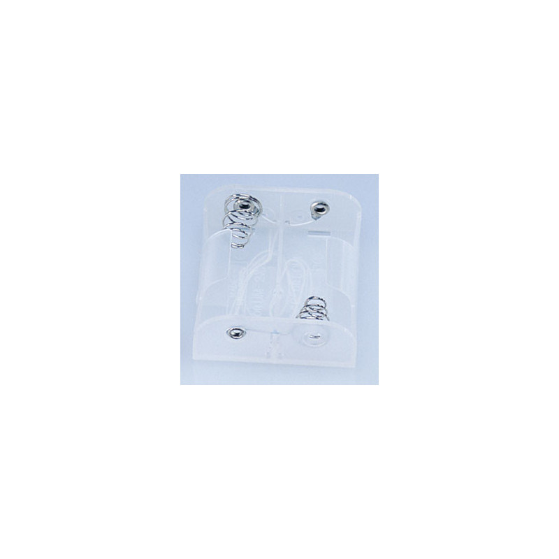 C SIZE 2 BATTERY HOLDER W/WIRES