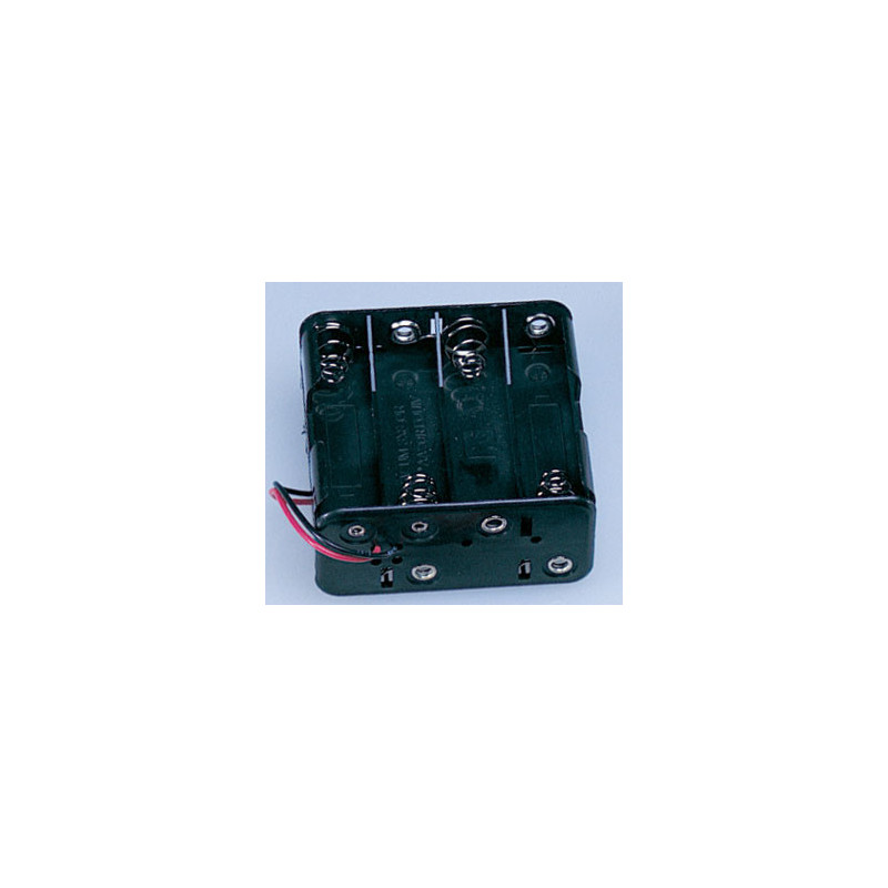AA SIZE BATTERY HOLDER, 8 CELL, 12 VOLTS