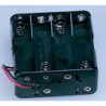 AA SIZE BATTERY HOLDER, 8 CELL, 12 VOLTS
