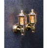 BRASS COLONIAL COACH LAMP 1/2 SCALE
