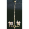 &MH633: 4 UP-ARM CL TULIP SHADE CHAND