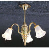 &MH748: 3 DOWN-ARM TULIP SHADE CHAND