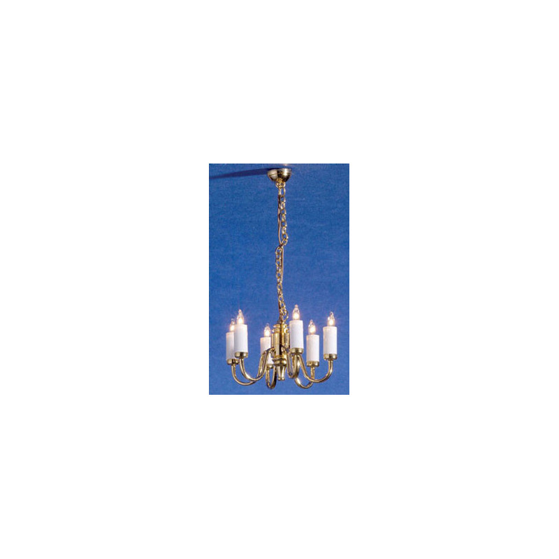 &MH859: CHANDELIER 6-ARM COLONIAL