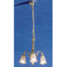 &MH734: 3 FRSTD TULIP CHAND, REPL BULBS