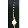 &MH876: HANGING LAMP W/REMOVABLE GLOBE