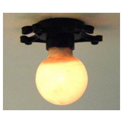 BLACK STAR BURST CEILING LAMP