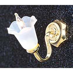 &MH878: CANTED TULIP SHADE WALL SCONCE