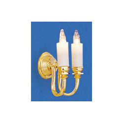 DUAL CANDLE WALL SCONCE