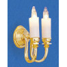 DUAL CANDLE WALL SCONCE