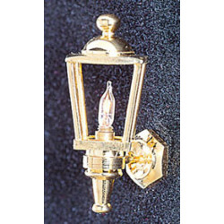 &MH875: BRASS CARRIAGE LAMP