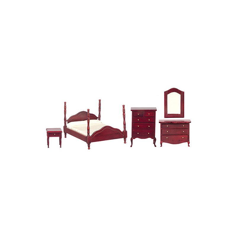 5 Piece Mahogany Bedroom Set