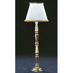 &MH718: GOLD BASE FLOOR LAMP