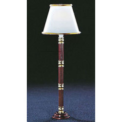 &MH716: STAINED BASE FLOOR LAMP