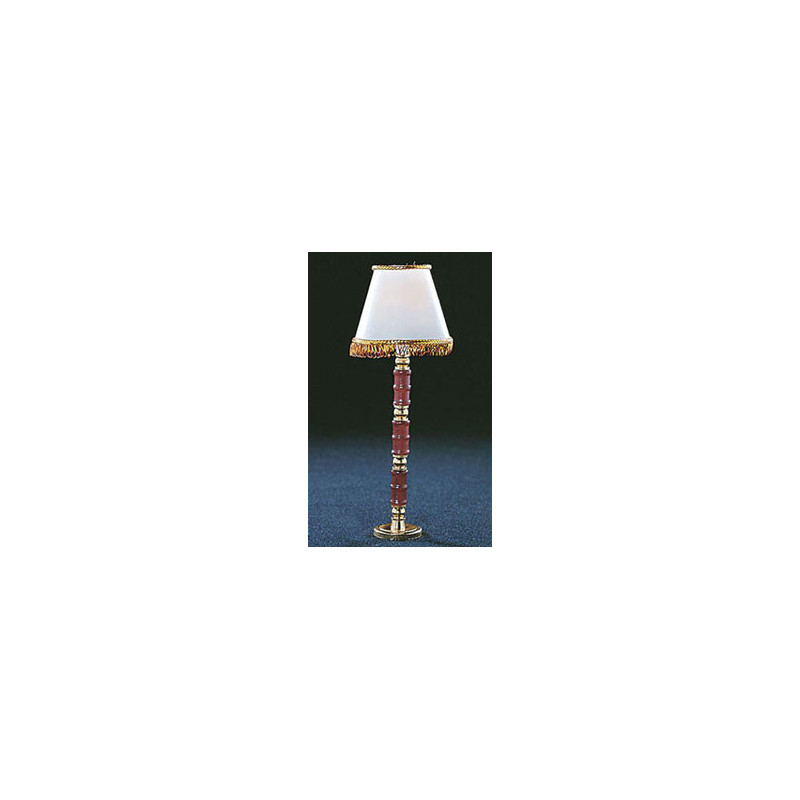 &MH857: FRINGED SHADE FLOOR LAMP