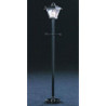 &MH706: BLACK POST LAMP