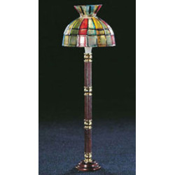 &CK808: FLOOR LAMP, TIFFANY SHADE