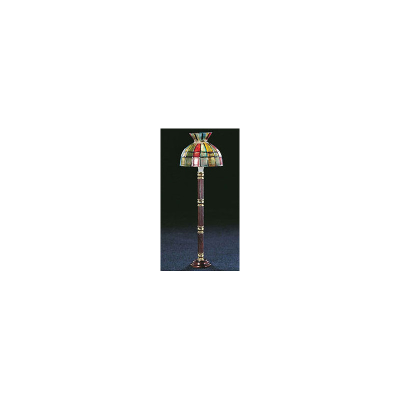 &CK808: FLOOR LAMP, TIFFANY SHADE