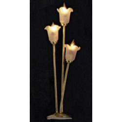 &MH710: 3-ARM TULIP SHADE FLOOR LAMP