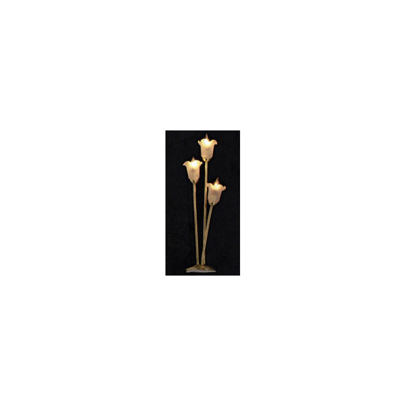 &MH710: 3-ARM TULIP SHADE FLOOR LAMP