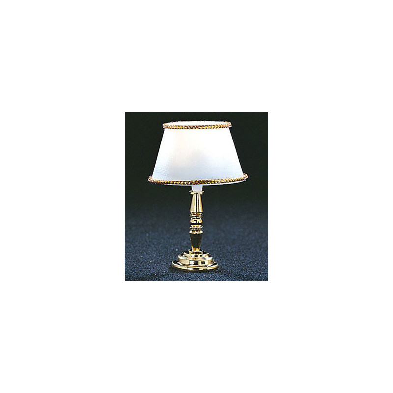 &MH618: GOLD BASE TABLE LAMP