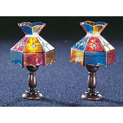 &MH620: ASST. TIFFANY TABLE LAMPS (PR)