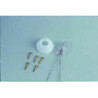 PORC.TYPE CEILING FIXTURE KIT W/W.T.BULB