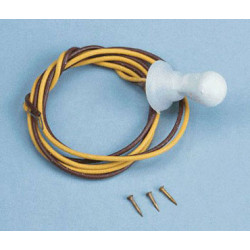 PORC.TYPE CEILING FIXTURE KIT W/FRT BULB