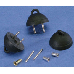 BLACK PLUG-IN CEILING PLATE