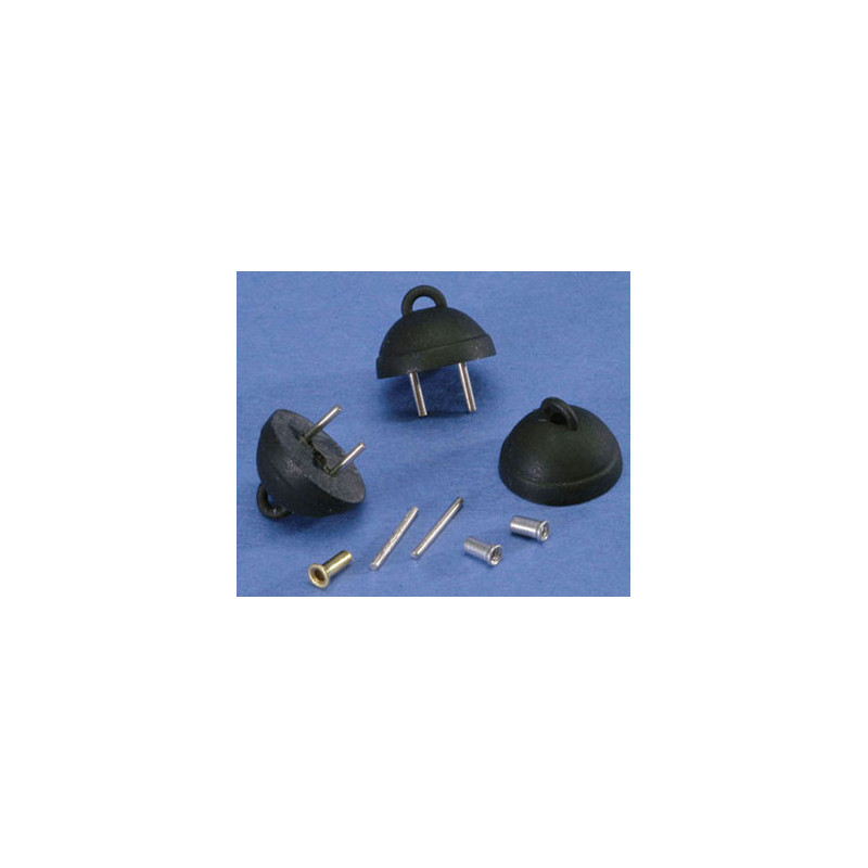 BLACK PLUG-IN CEILING PLATE
