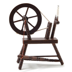 Walnut Spinning Wheel