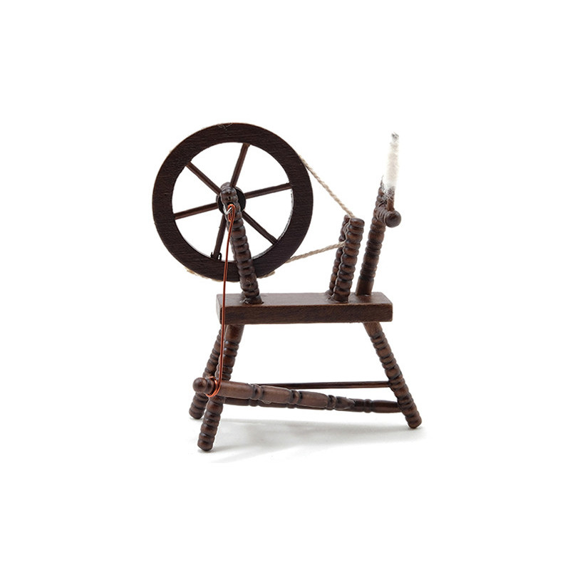 Walnut Spinning Wheel