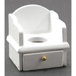 White Potty Chair