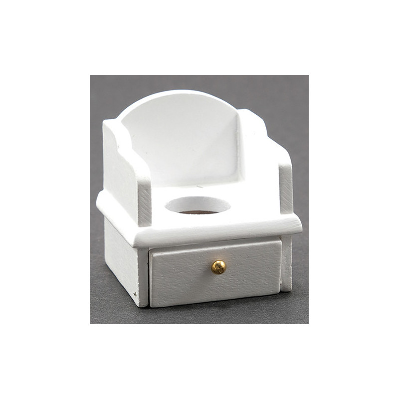White Potty Chair