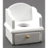 White Potty Chair