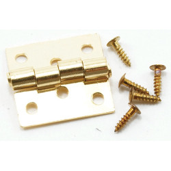 BUTT HINGES W/NAILS, 4/PK