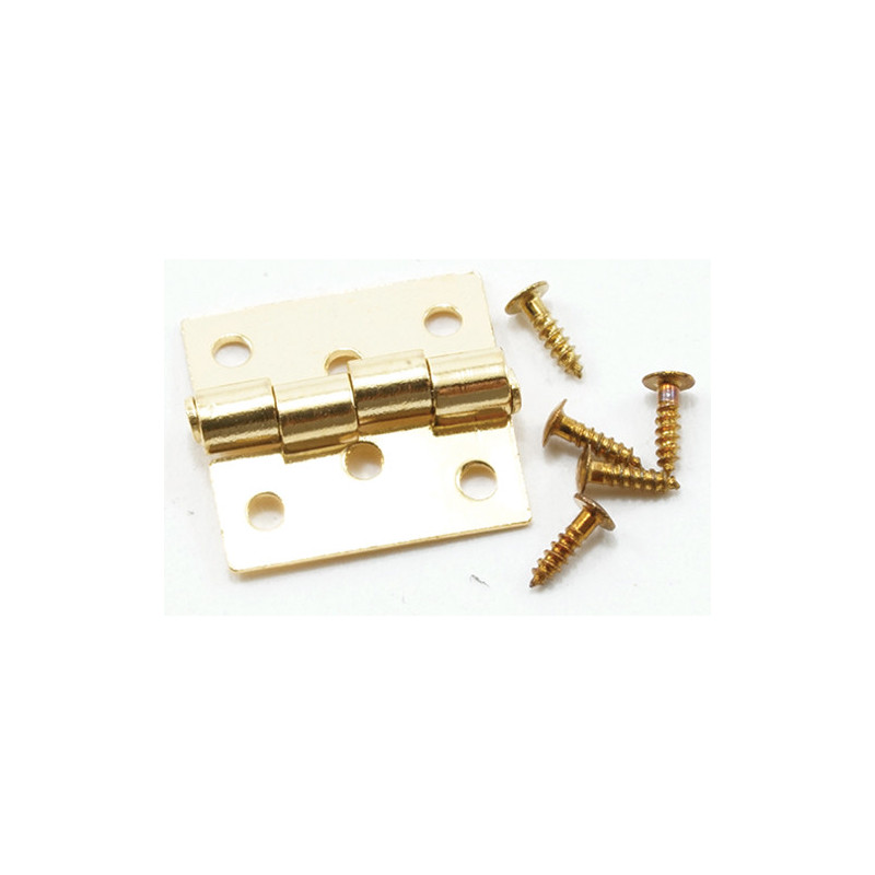 BUTT HINGES W/NAILS, 4/PK