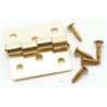 BUTT HINGES W/NAILS, 4/PK