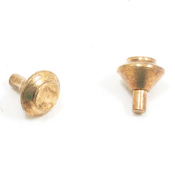ROUND CABINET PULLS, 6/PK G.P.
