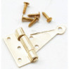 T-HINGES, BRASS 2PR W/24 NAILS