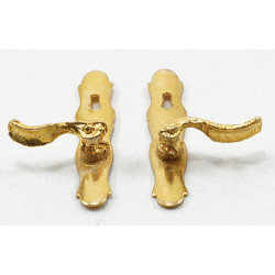 FRENCH DOOR (LEVER) HANDLES, 1/PR, B09