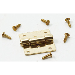 BUTT HINGES W/NAILS, 4/PK