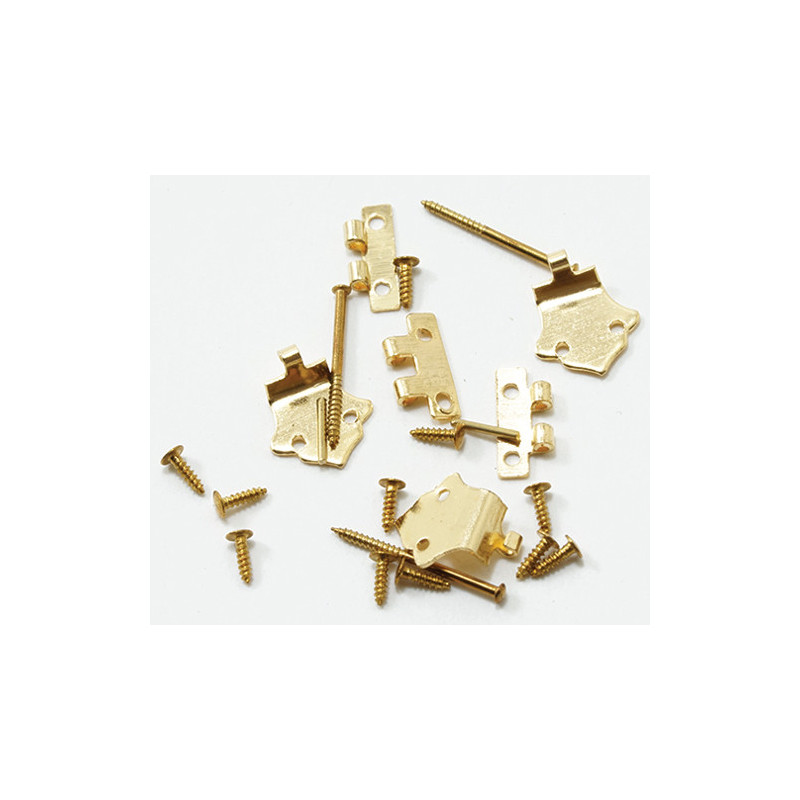 &RL823: OFFSET HINGES W/NAILS, 6/PK