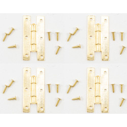 HINGES W/NAILS, 4/PK
