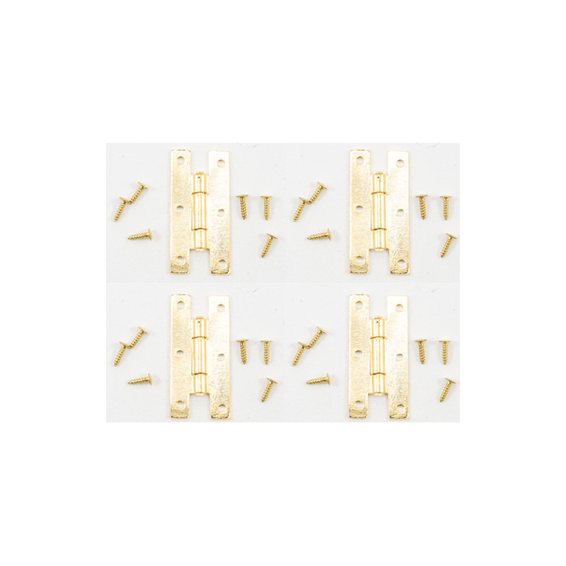 HINGES W/NAILS, 4/PK