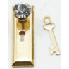 &HW1142: CRYSTAL CLASSIC KNOB W/KEY