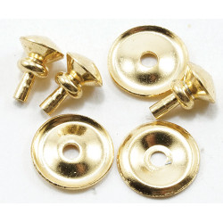 TRAD. ROUND DOORKNOBS, 6/PK