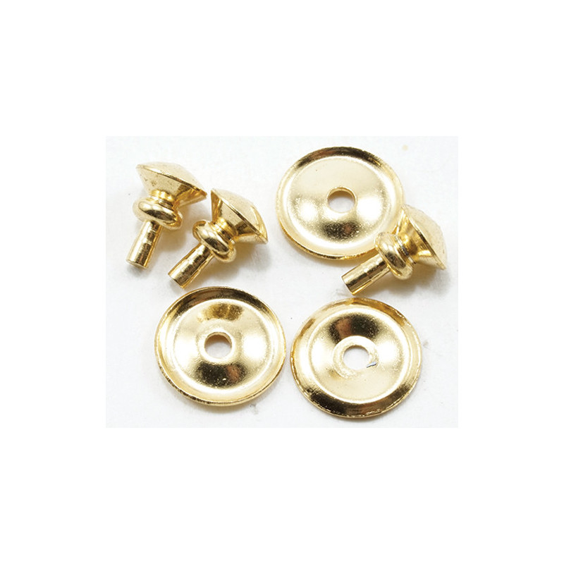 TRAD. ROUND DOORKNOBS, 6/PK