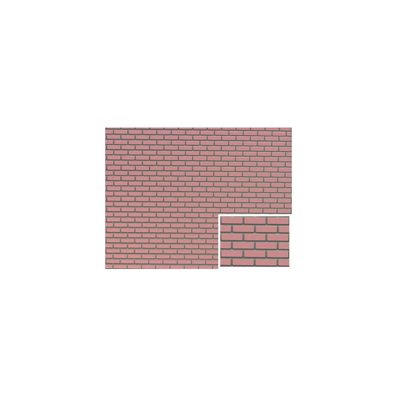 Brick, Red on Black